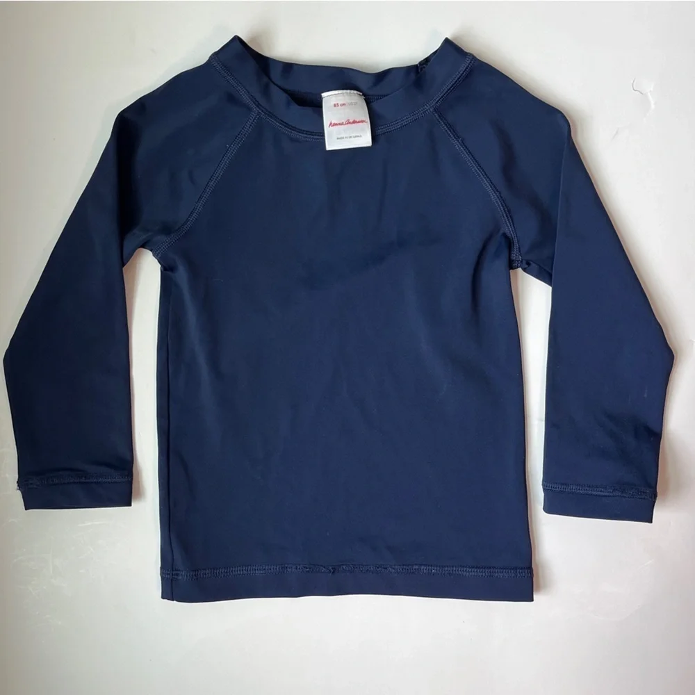 Hanna Andersson Toddler Navy Rashguard Sunshirt